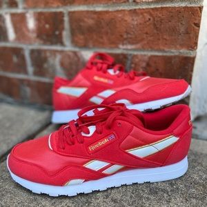 Reebok red classic women sneakers
